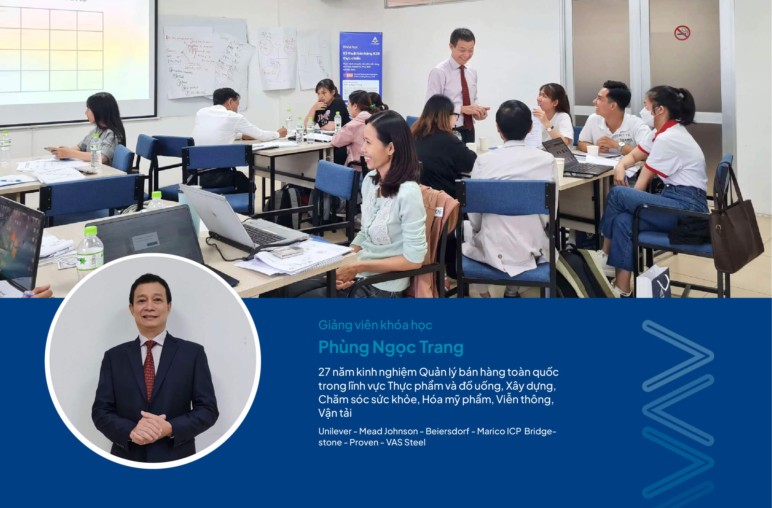 ATADEMY (kết hợp ATALINK) tổ chức thành công khóa học Kỹ thuật bán hàng B2B thực chiến